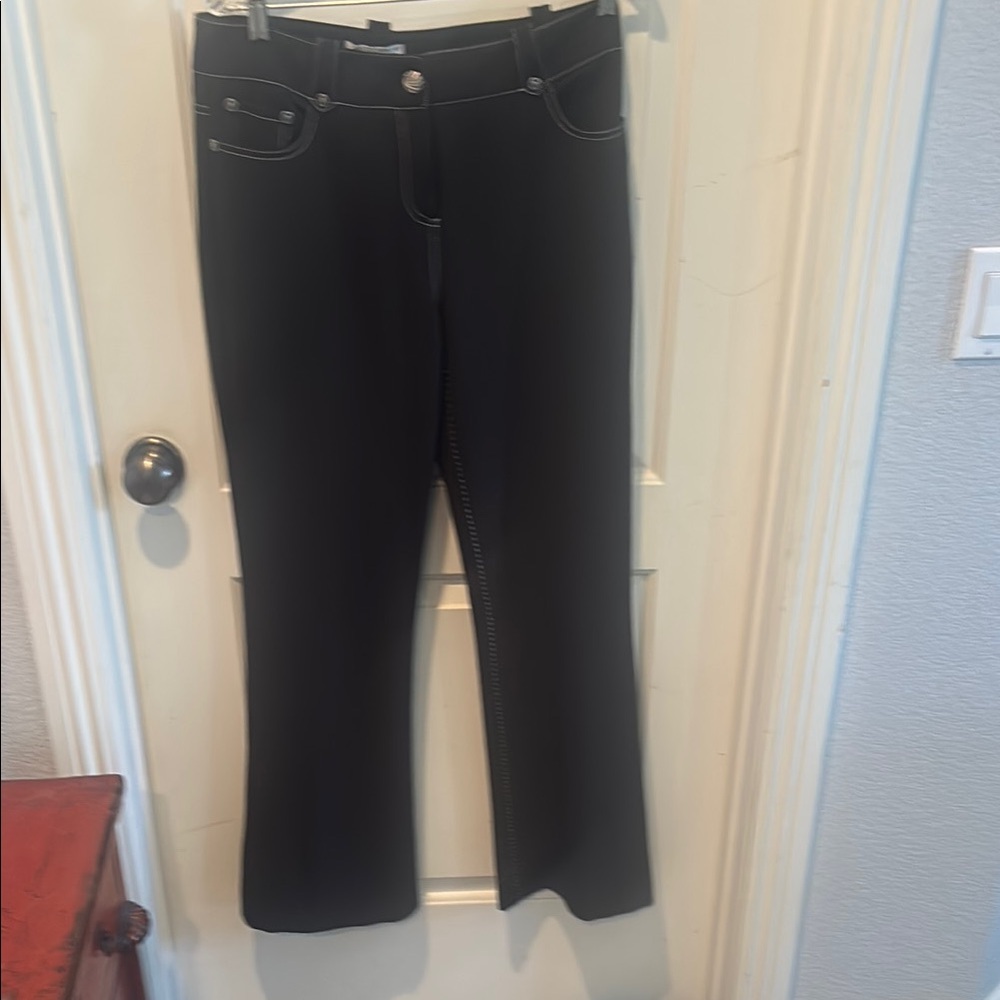 Alberto Makali Black Boot Cut Flare Pants
